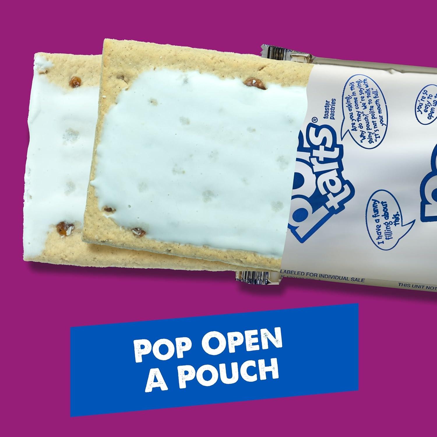 image:imagePopTarts Toaster Pastries Breakfast Foods Kids Snacks Frosted Cinnamon Roll 8 PopTarts135 Ounce Pack of 1