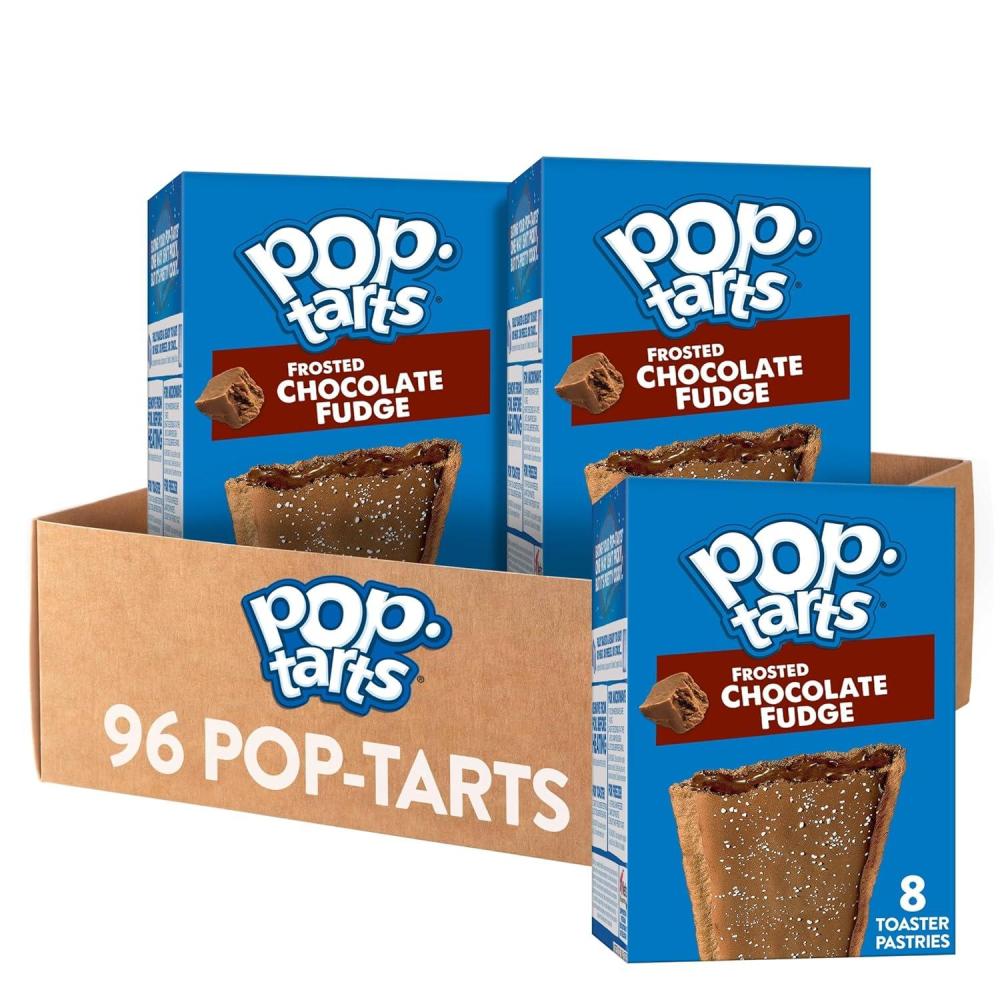 image:imagePopTarts Toaster Pastries Breakfast Foods Kids Snacks Frosted Banana Bread 96 PopTartsChocolate Fudge