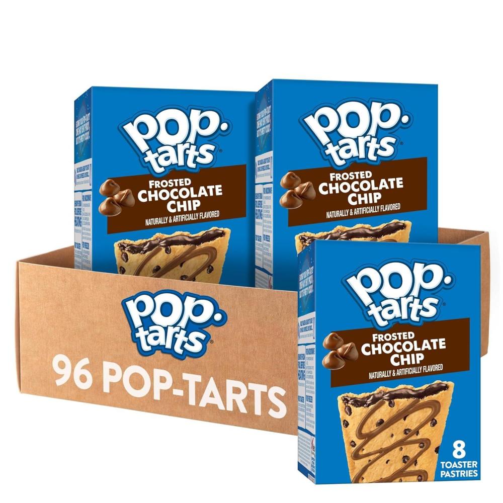 image:imagePopTarts Toaster Pastries Breakfast Foods Kids Snacks Frosted Banana Bread 96 PopTartsFrosted Chocolate Chip