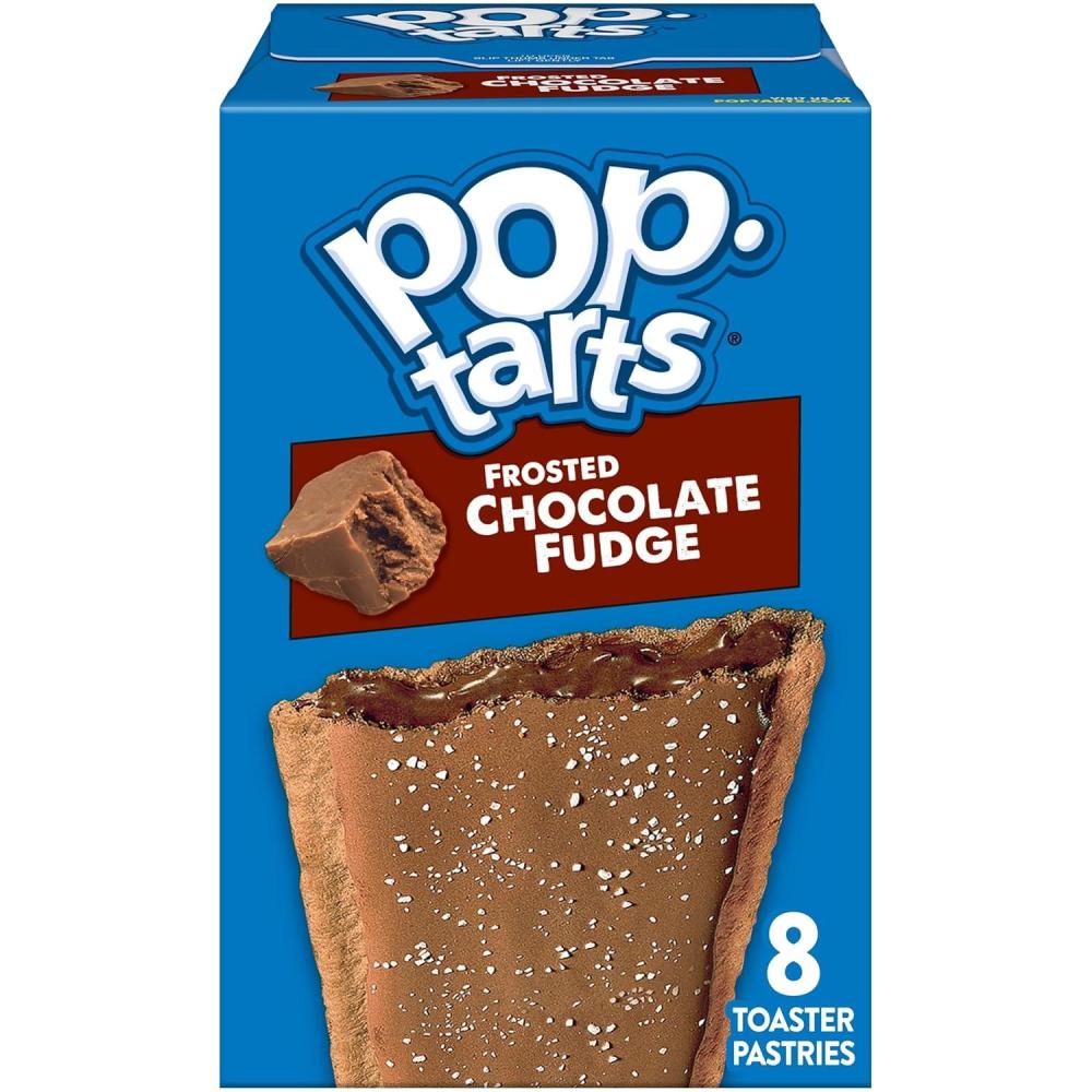image:imagePopTarts Toaster Pastries Breakfast Foods Kids Snacks Frosted Chocolate Fudge 8 PopTartsChocolate