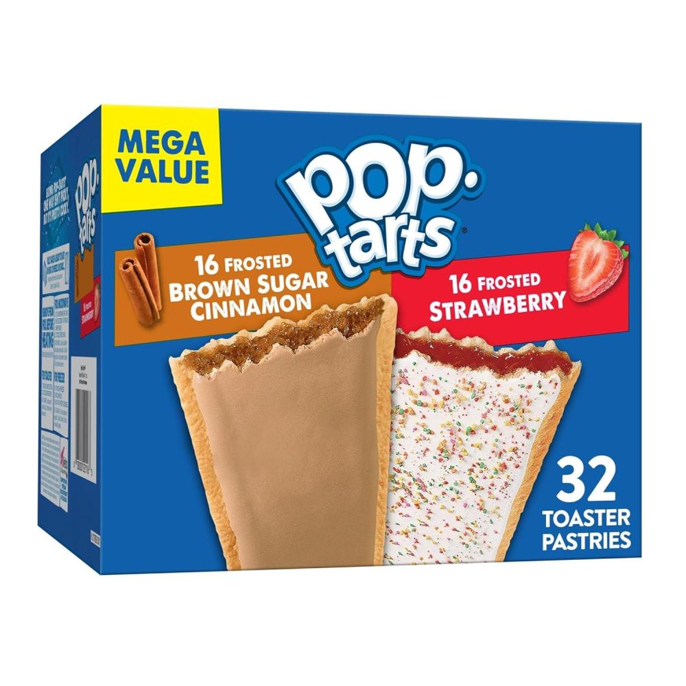 image:imagePopTarts Toaster Pastries Breakfast Foods Kids Snacks Variety Pack 541oz Box 32 CountVariety Pack