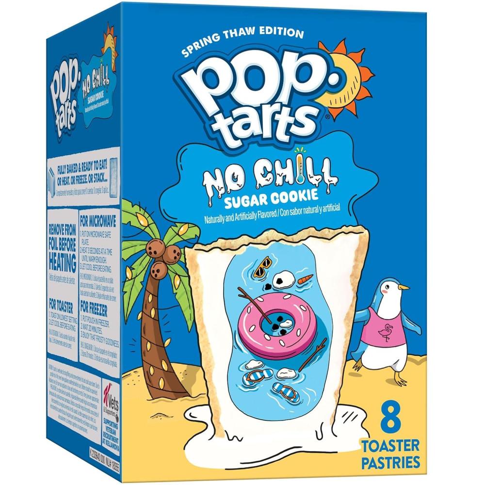 image:imagePopTarts Toaster Pastries Spring Thaw Edition Kids Snacks Frosted Sugar Cookie 135oz Box 8 PopTarts