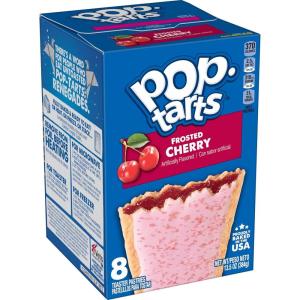 Pop-Tarts Toaster Pastries, Breakfast Foods, Kids Snacks, Frosted Banana Bread (96 Pop-Tarts)(Cherry)