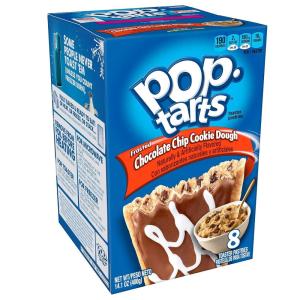Pop-Tarts Toaster Pastries, Breakfast Foods, Kids Snacks, Frosted Chocolate Fudge (8 Pop-Tarts)(Chocolate Chip Cookie Dough)