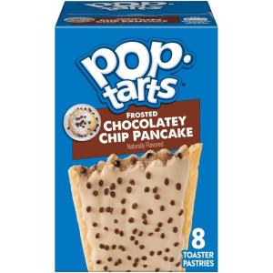 Pop-Tarts Toaster Pastries, Breakfast Foods, Kids Snacks, Frosted Chocolatey Chip Pancake (8 Pop-Tarts)