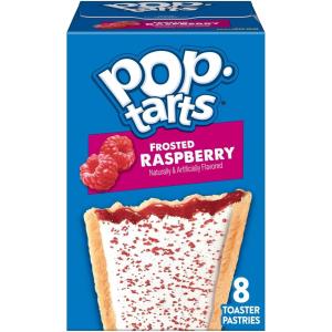Pop-Tarts Toaster Pastries, Breakfast Foods, Kids Snacks, Frosted Raspberry, 13.5oz Box (8 Pop-Tarts)(13.5 Ounce (Pack of 1))