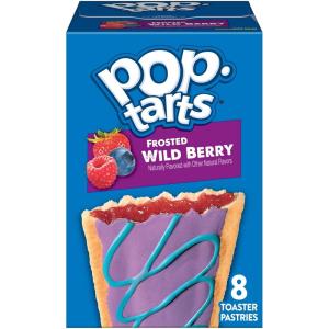 Pop-Tarts Toaster Pastries, Breakfast Foods, Kids Snacks, Frosted Wild Berry, 13.5oz Box (8 Pop-Tarts)(3.38 Ounce (Pack of 4))
