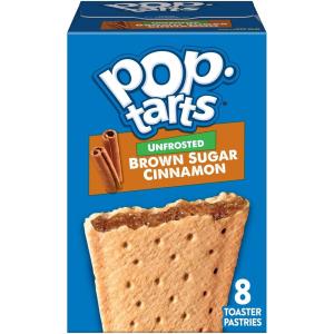 Pop-Tarts Toaster Pastries, Breakfast Foods, Kids Snacks, Unfrosted Brown Sugar Cinnamon (8 Pop-Tarts)