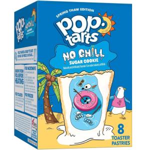 Pop-Tarts Toaster Pastries, Spring Thaw Edition, Kids Snacks, Frosted Sugar Cookie, 13.5oz Box (8 Pop-Tarts)