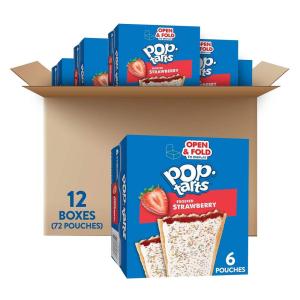Pop-Tarts Toaster Pastries, Breakfast Foods, Kids Snacks, Frosted Brown Sugar Cinnamon (144 Pop-Tarts)(22.02 Ounce (Pack of 12))